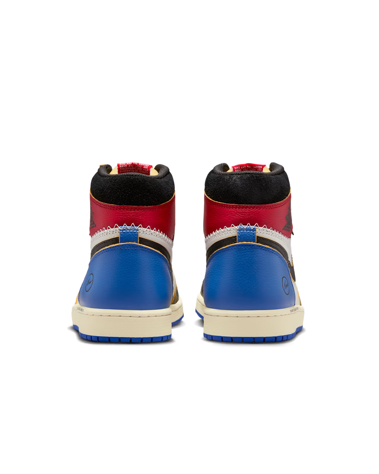 Air Jordan 1 x Union x Fragment Black and Varsity Red